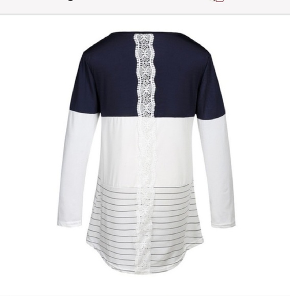 NWOT🔵Long Sleeve Lace Tunic - Picture 5 of 7